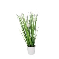 Trawa FERN sztuczna z białymi kulkami 38 cm
