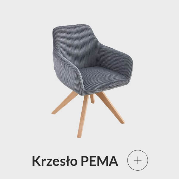 Krzesło obrotowe szare sztruksowe