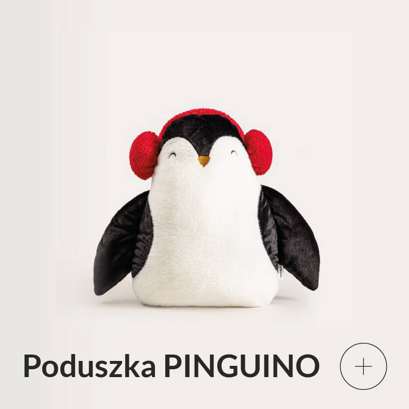 blog homla prezenty świąteczne poduszka pingwin