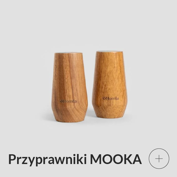 przyprawniki na sól i pieprz