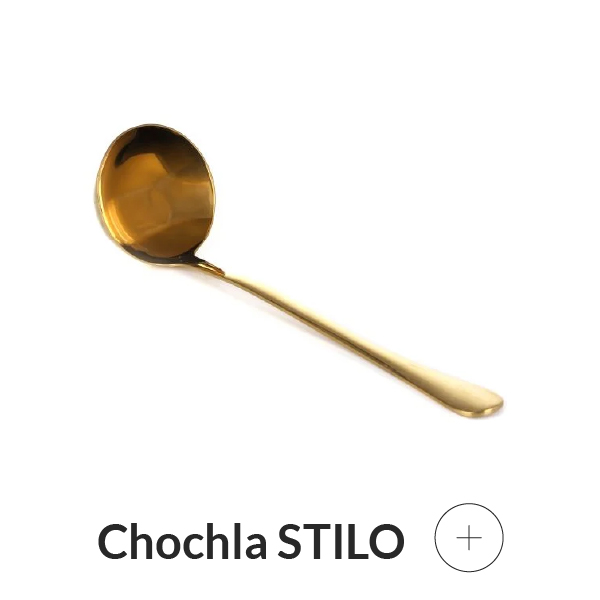 chochla do zupy złota