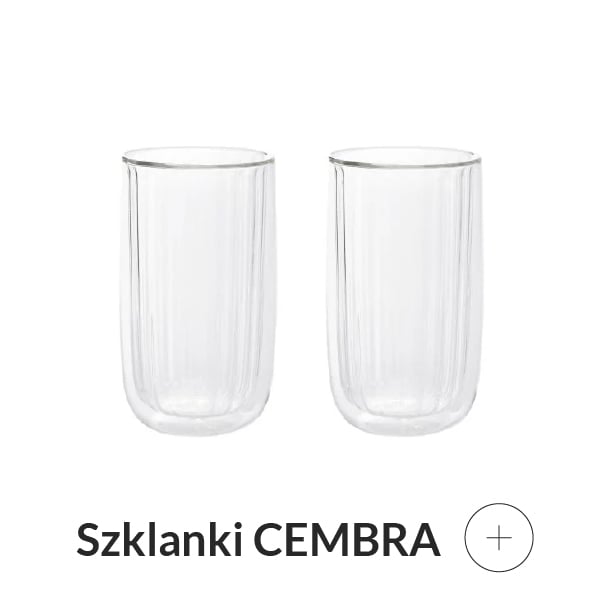 zestaw szklanek wysokich