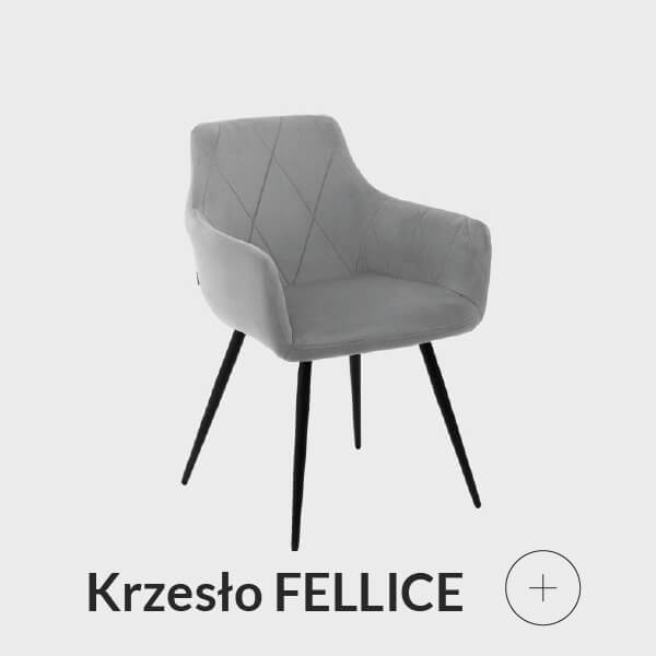 Krzesło welurowe szare pikowane