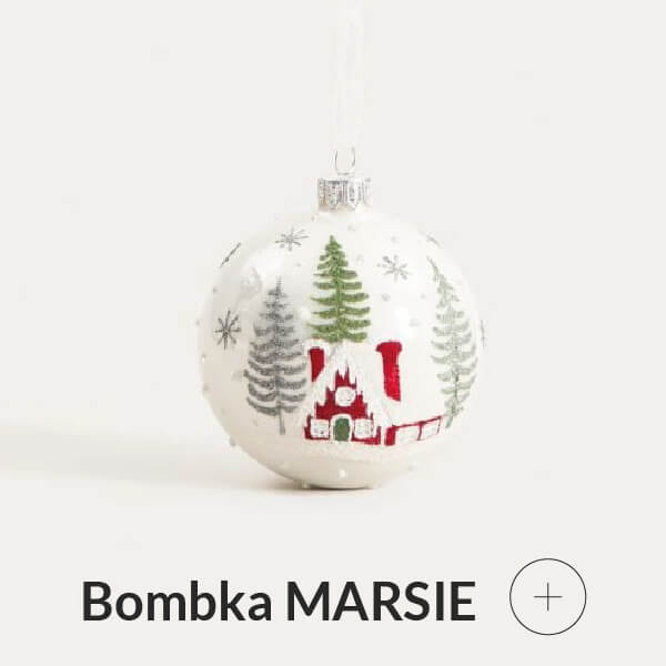 bombka choinkowa szklana malowana