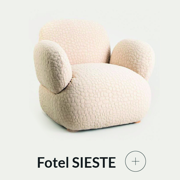Fotel w kolorze ecru