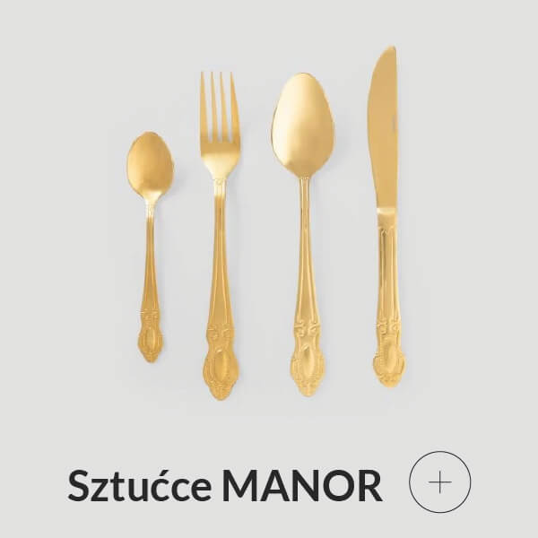 Sztućce złote