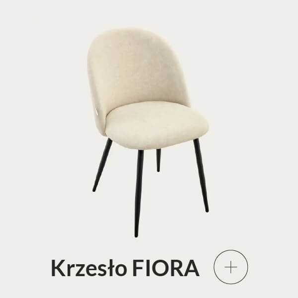 Krzesło tapicerowane beżowe