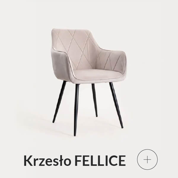 Krzesło welurowe beżowe z podłokietnikami