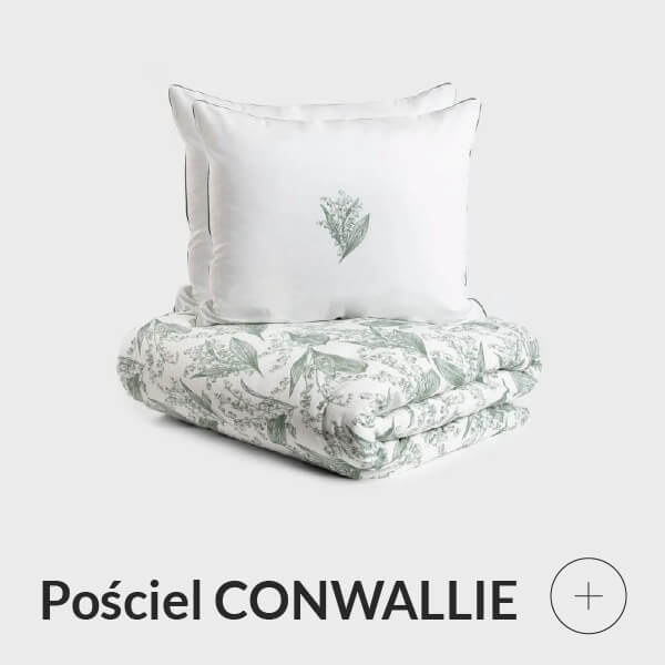 Pościel bawełniana w konwalie