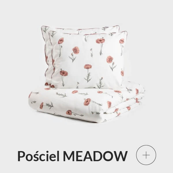 Pościel bawełniana w maki
