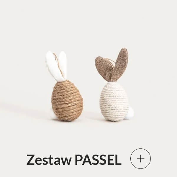 Zawieszki wielkanocne w kształcie zajączków