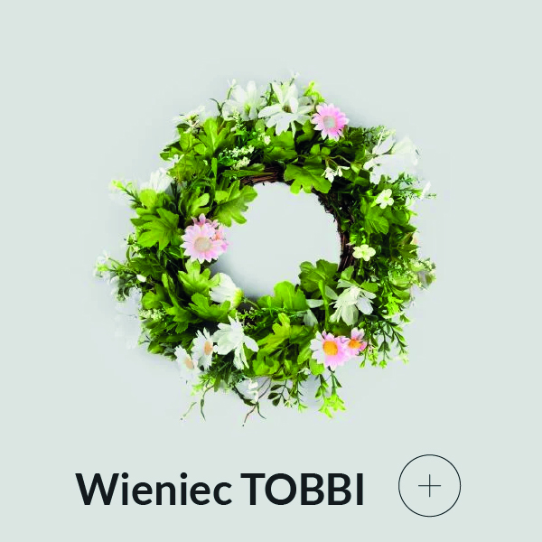 Wieniec wiosenny z kwiatami