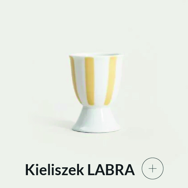 Kieliszek na jajko wielkanocny żółty