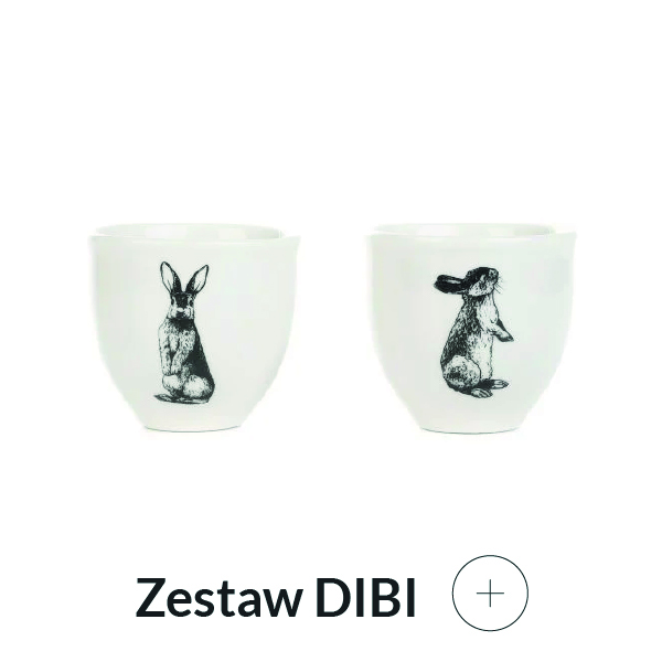 Kieliszki na jajka wielkanocne z zajączkiem
