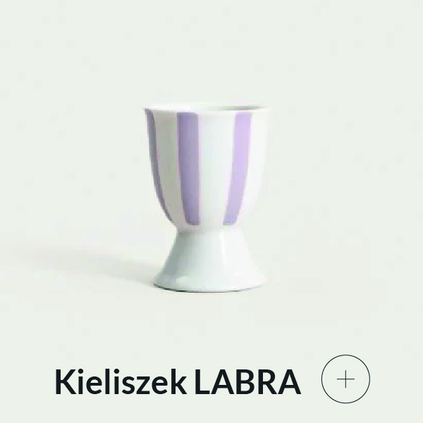 Kieliszek na jajko wielkanocny fioletowy