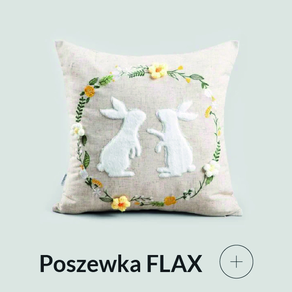 Poszewka wielkanocna z aplikacją