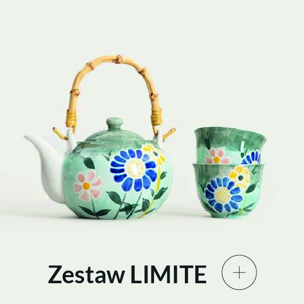 Zestaw do herbaty zielony