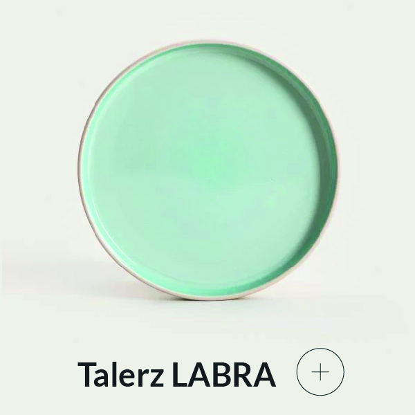 Talerz błękitny