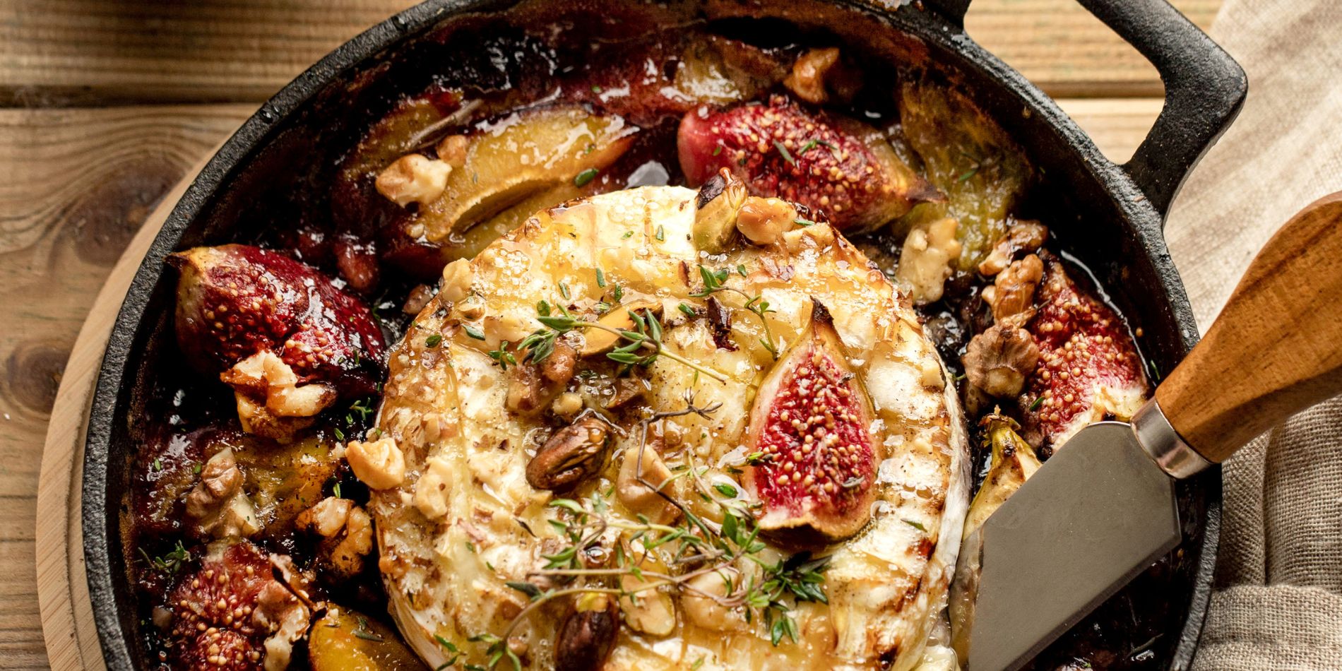 Pieczony camembert