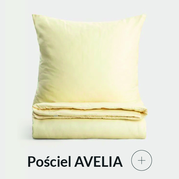 Pościel satynowa żółta