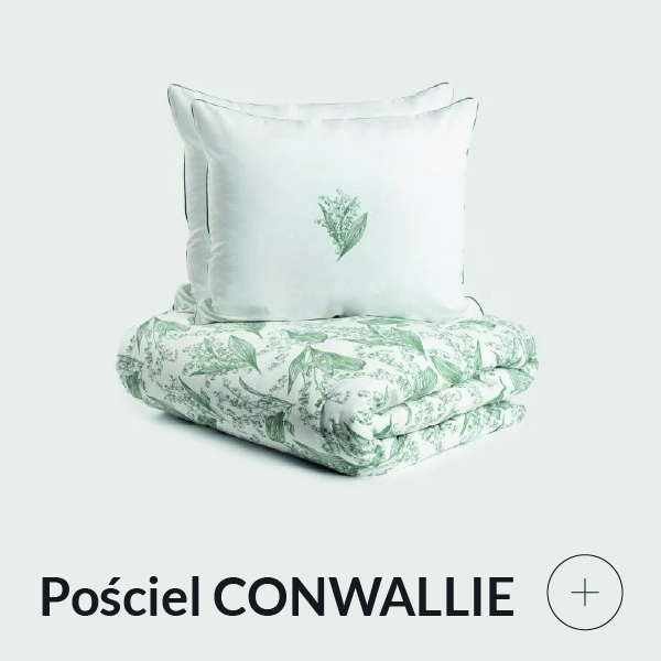 Pościel bawełniana w konwalie