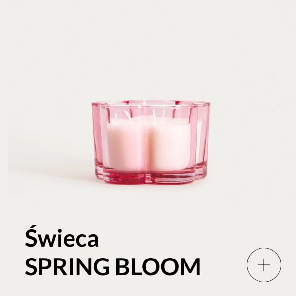 Świeca zapachowa różowa