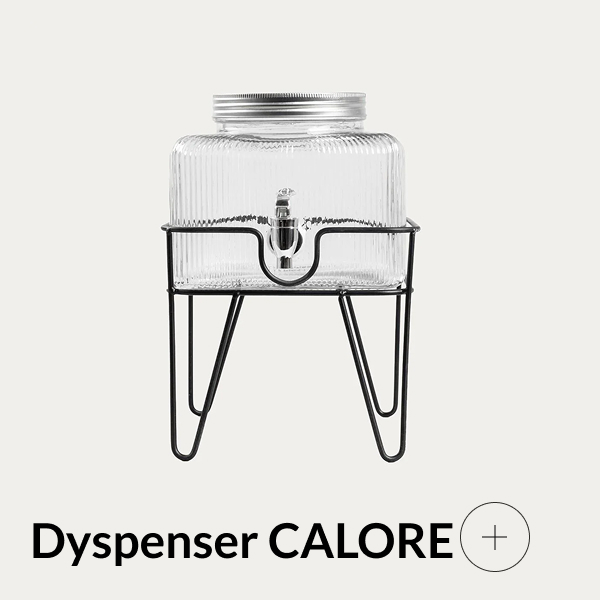 Dyspenser słoik z kranikiem do lemoniady