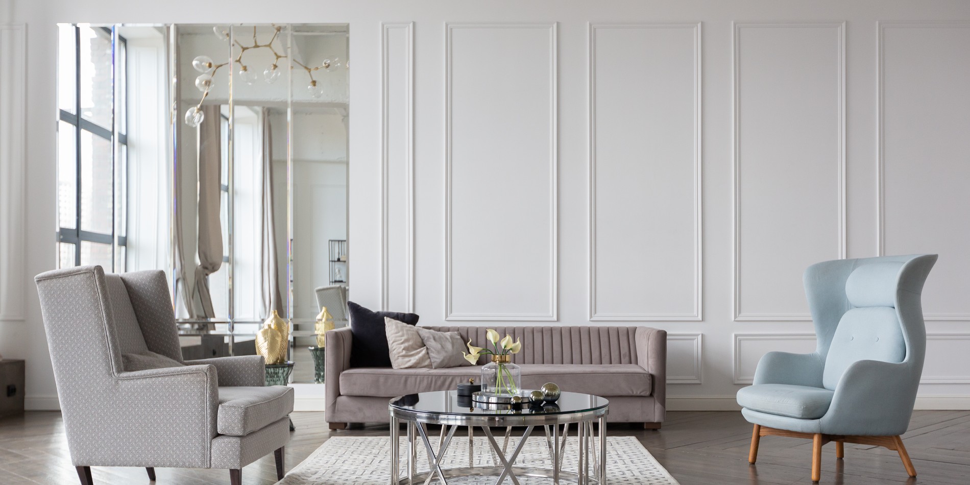 Salon w stylu francuskim