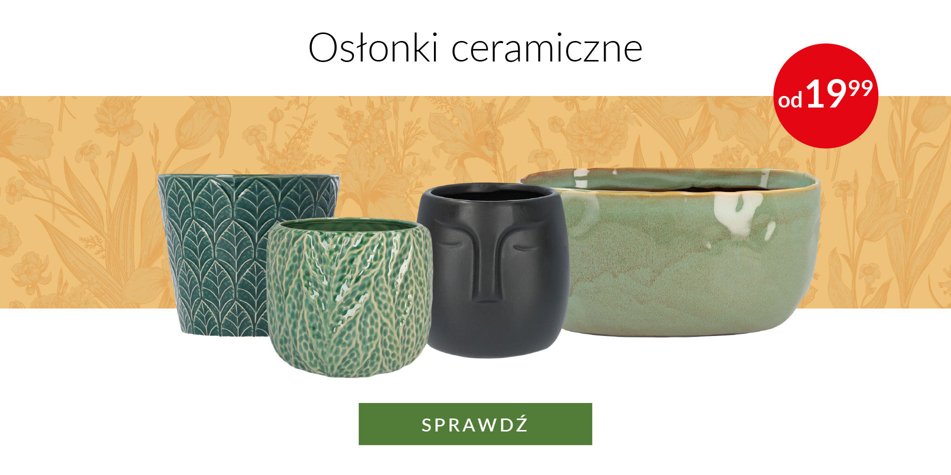 ozdobne osłonki na doniczki