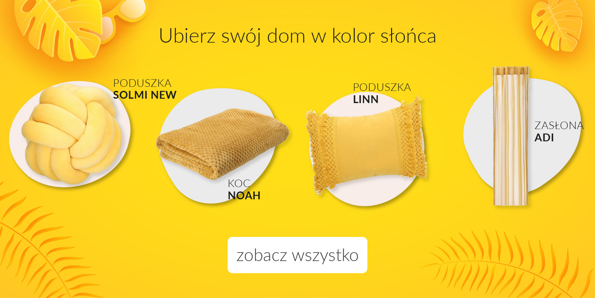 Tekstylia do salonu