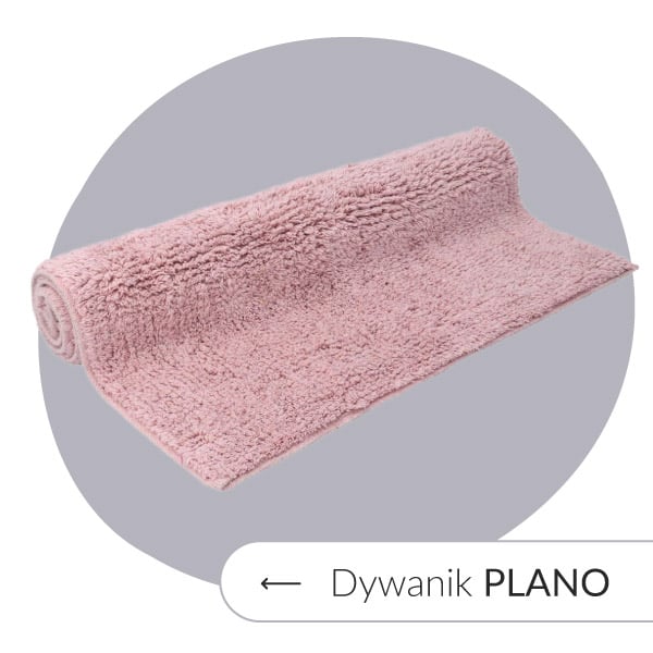 Dywanik łazienkowy różowy