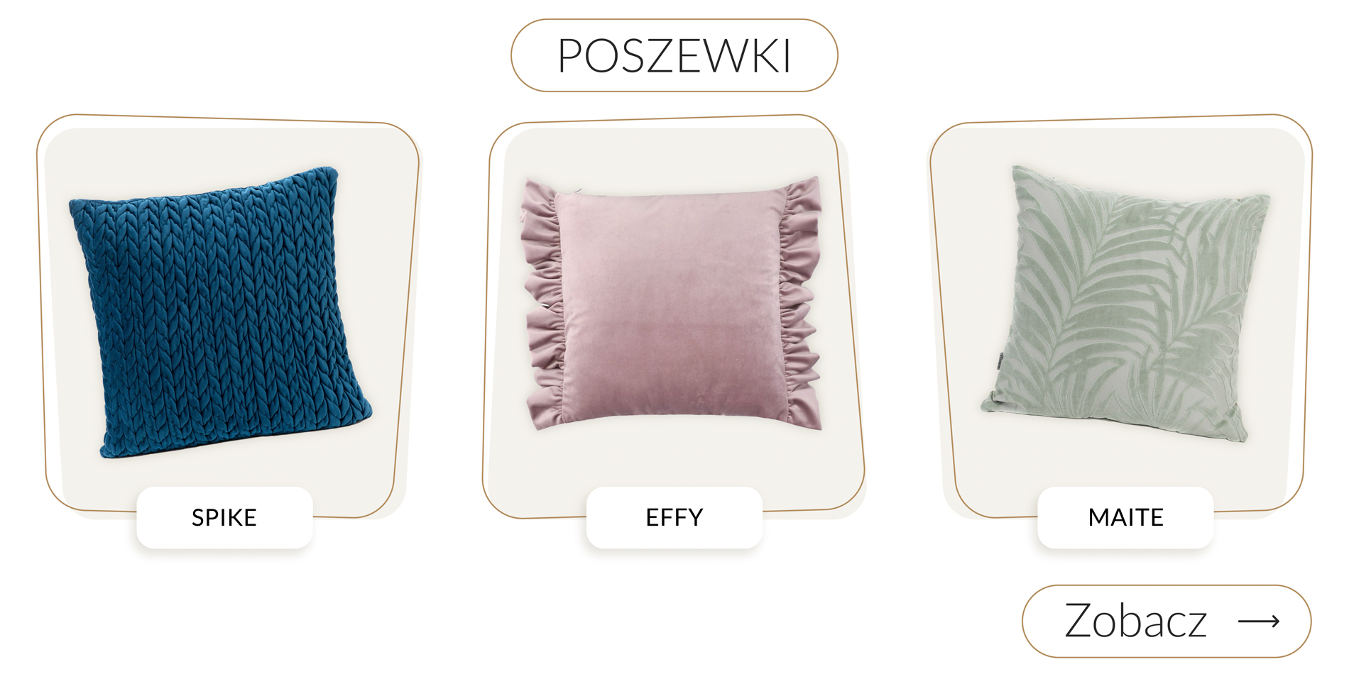 Poszewki na poduszki