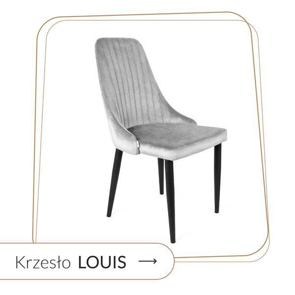 krzesło szare
