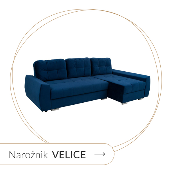 narożnik lewy granatowy