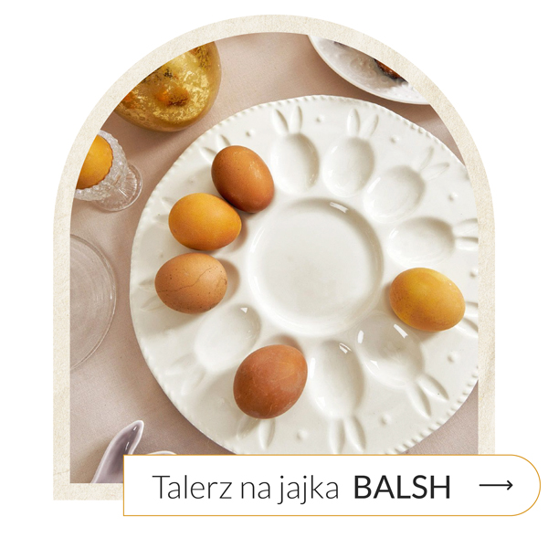 patera na jajka biała