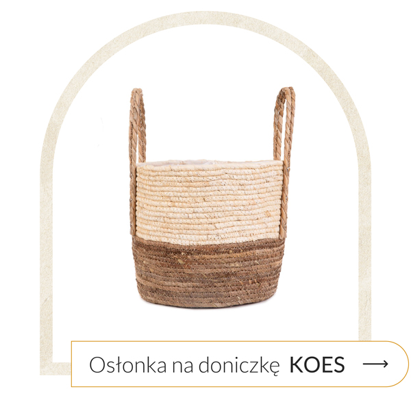 osłonka doniczki naturalna