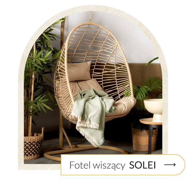 Fotel wiszący boho
