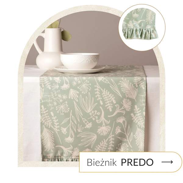 bieżnik w kwiaty