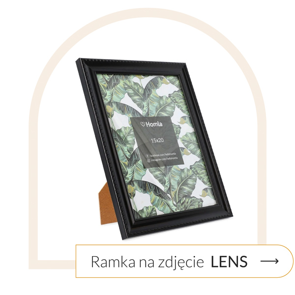 czarna ramka na zdjęcie