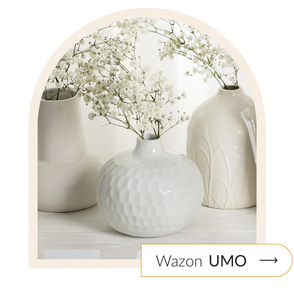 wazon biały