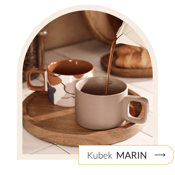 kubek beżowy