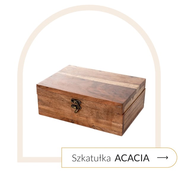 szkatułka na biżuterię drewniana