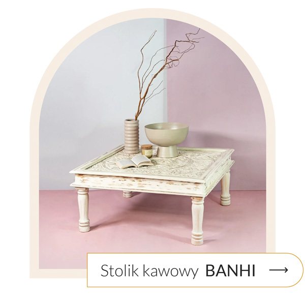 stolik kawowy drewniany retro