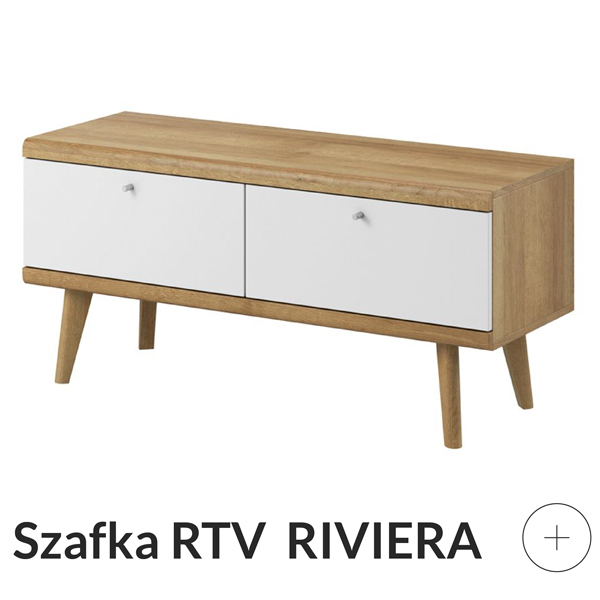 biała szafka RTV