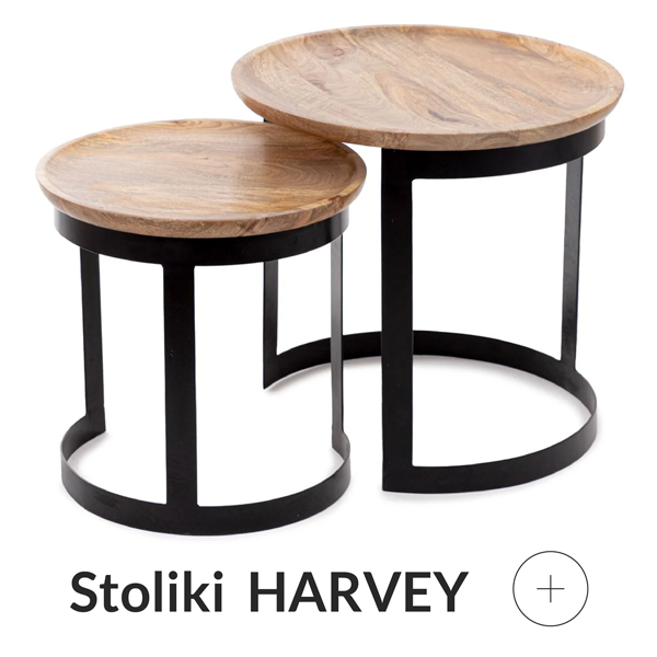 zestaw stolików kawowych