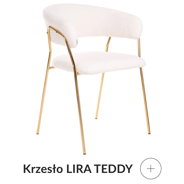 Krzesło ze złotymi nogami