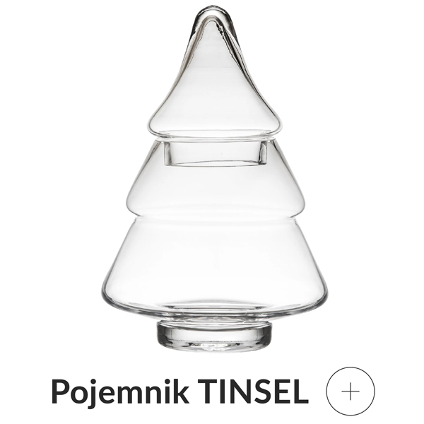 pojemnik szklany choinka