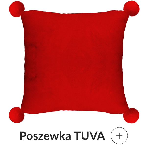 poszewka świąteczna czerwona