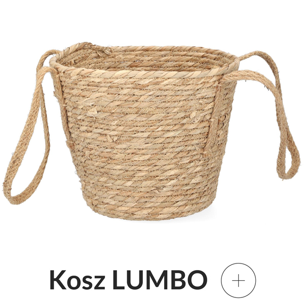 Kosz z trawy morskiej