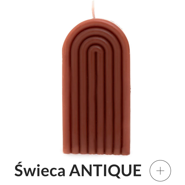 Świeca brązowa